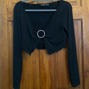 Bershka Black Top